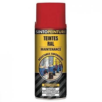 Spray peinture RAL 400ml SINTO blanc mat RAL9010