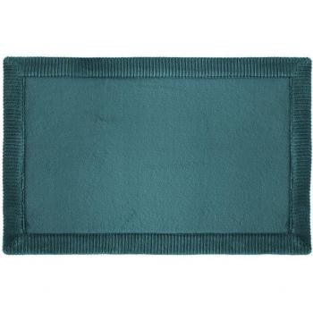 Tapis absorbant de salle de bain bleu canard « Modern Color », 50x80 cm