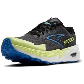 Brooks Catamount 4 Trail‑Sport‑Schuh – Schwarz/Pastellgelb, 40,5 EU