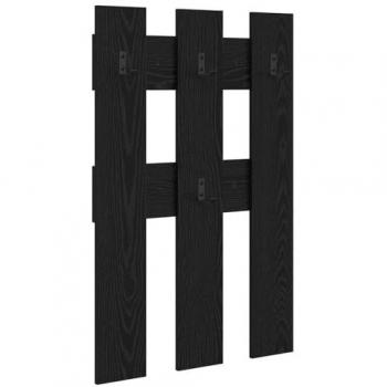 Wall‑Mounted Coat Rack – 65 × 3 × 100 cm in Black Oak (Vidaxl)