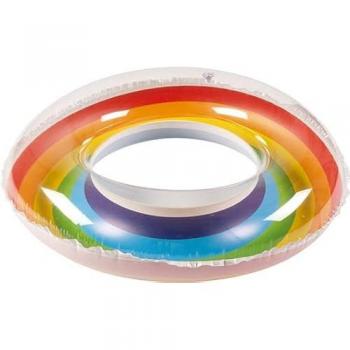 HAPPY PEOPLE 77425 Schwimmring Rainbow für Erwachsene