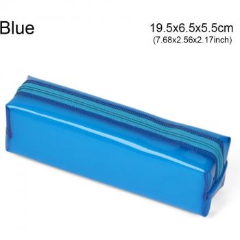 Estuche escolar transparente para papelería