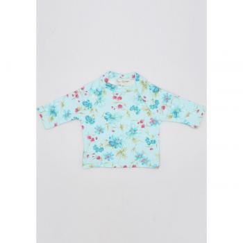 Camiseta Fina Ejerique con protección solar flor azul