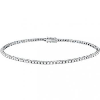 CHRIST 18 ct Goldarmband für Damen – 18 cm, klassisch schlicht