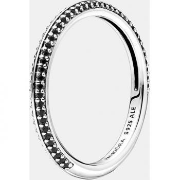 Anillo Pandora ME con circonitas negras pavé 199679C02
