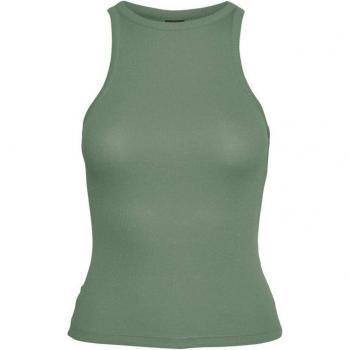 Top VERO MODA verde con scollo americano