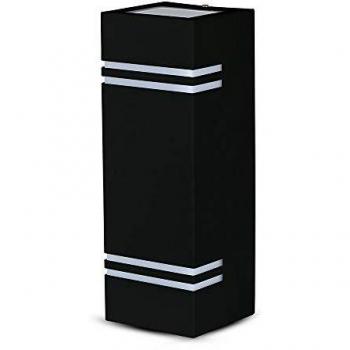 V‑Tac Black GU10 Wall Light, UP‑DOWN, IP44