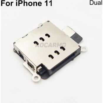 Aocarmo iPhone 11 SIM Card Reader Flex Cable