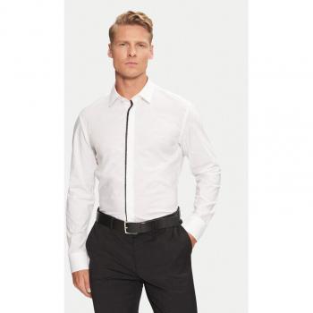 BOSS H-Hank Langarmhemd Slim Fit für Herren