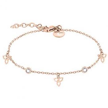 Tamaris Edelstahlarmband Tamaris Damen-Armband Edelstahl 2 Zirkonia, Modern