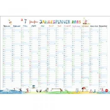 Helme Heine: Tafelkalender A3 2025