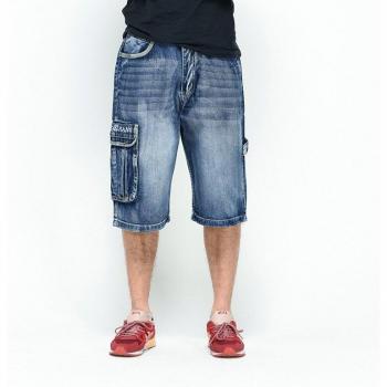 Plus Size Mens Relaxed Fit Denim Shorts