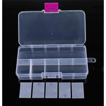 Caisse de rangement mini 10 cellules – anneaux et perles