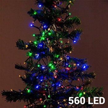Strisce di luce LED multicolore per Natale, 560 LED