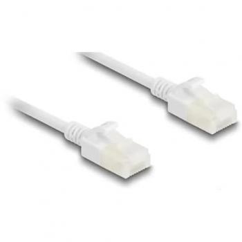 Delock 80359 White Slim Cat.6a U/UTP Cable