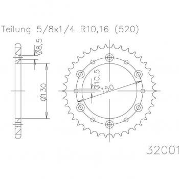 Ruota Esjot 48 Denti (Anteriore)