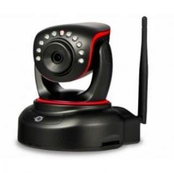 Conceptronic Wireless Pan-Tilt IP Camera (CIPC AM1080PTiwl) con orientabile inclinabile in nero per cloud IP