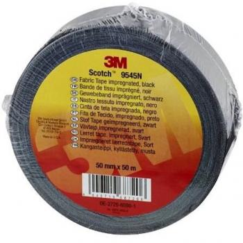 Imprägniertes Gewebeband 50mm x 50m schwarz 9545 (9545NB50)