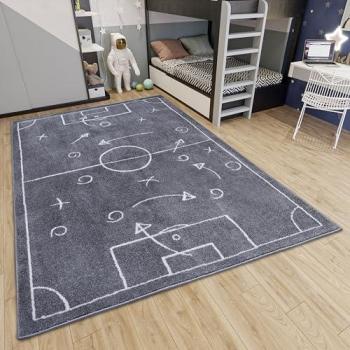 Adventure Zone Grey Rug for Children – 120x170cm