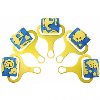 Kids Seal and Sponge Brush Art Set