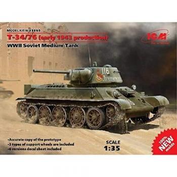 T-34/76 « Guerre mondiale II » – Tank moyen