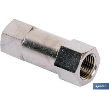 Antirretorno ½” (h-h) r-½ – Cofan