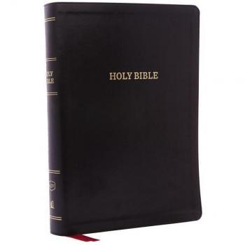 KJV, Deluxe Reference Bible, Super Giant Print, Imitation Leather, Black, Red Le 9780785215660