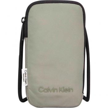 Bandolera CK Phone Cross en Verde y Negro