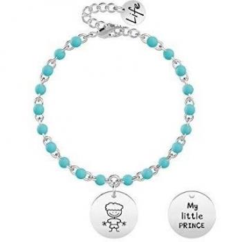 Bracciale in acciaio Kidult Boy con pendente 731855