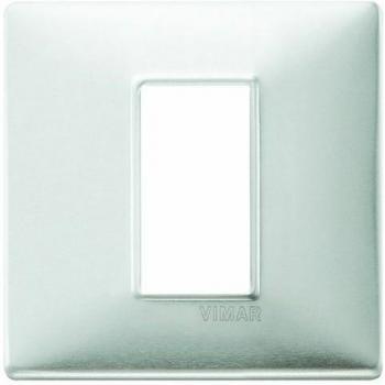 Vimar Placca 1m alluminio spazzolato – modello 14641.81