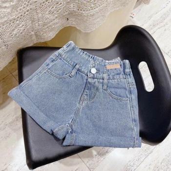 MALAYU kurze Jeanshose für Mädchen, Sommeroutfit 2022 für Kleinkinder