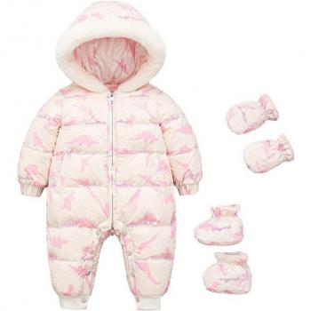 Abrigo Largo de Invierno para Niña Pequeña