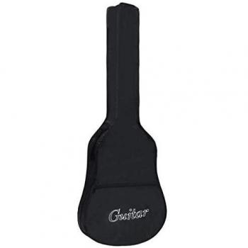 vidaXL Guitar Bag for 4/4 Classical Guitar Black 100x37 cm Fabric
