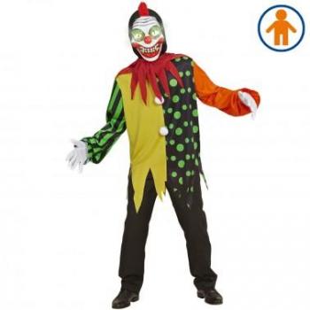 Costume Bambino Clown con Maschera e Suoni