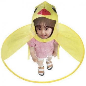 Waterproof Duck-Themed Raincoat for Children