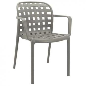 Poltrona da giardino design moderno industrial 58 x 82,5 x 57,5 cm
