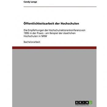 ™ffentlichkeitsarbeit der Hochschulen