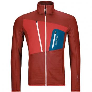 Fleece Grid Jacket Masculina Laranja Ortovox