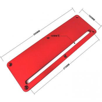 Adjustable Flip Cover Plate for Circular Saw