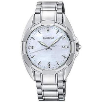 Seiko SKK885P1: Damen‑Uhr aus Edelstahl mit Metallarmband
