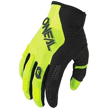 Oneal Element Racewear Kinder Motocross Handschuhe Schwarz Gelb XS unisex