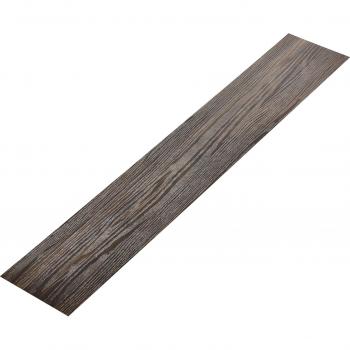 Pavimenti in PVC vinilico rovere affumicato 42 pezzi