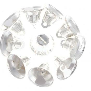 Cascabeles colgantes dorados para fiestas 2cm