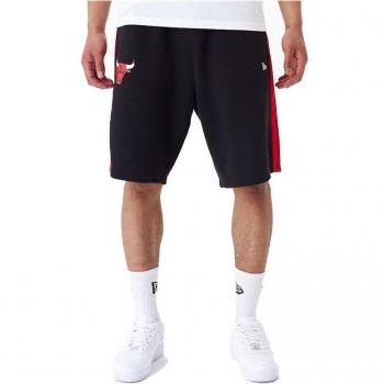 Pantaloni Corti New Era Chicago Bulls Mesh Panel Nero Uomo