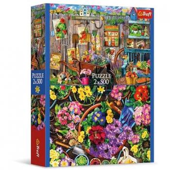 Puzzle 2x500 pièces : Activités de Jardinage