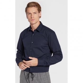 Camicia Hugo Elisha A Maniche Lunghe Navy 40