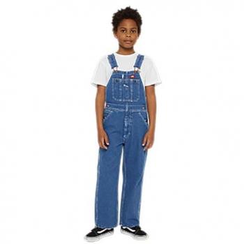 Dickies Kinder Jeans Latzhose Indigoblau