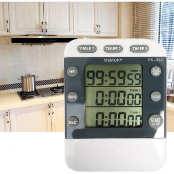 3-Channel Kitchen Countdown Timer