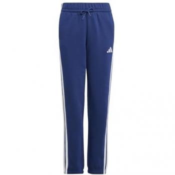 Adidas Pantaloncini Sportivi 3 Stripes (Blu scuro/Bianco) 7‑8 anni