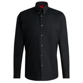 Hugo Vikko Camicia Nero Modern Fit 50524838
